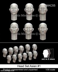 Asian Heads Set 1 