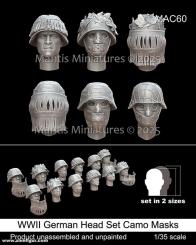 WWII German Head Set Camo Masks 