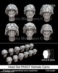 Kit de têtes : Casques PASGT avec camouflage 