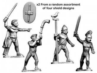Figurines de commando fanatiques celtes 