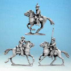 Figurines de commandement de la cavalerie (Slouch Hats) 