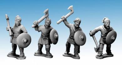 Saxon Warriors with Axes 