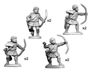 Guerriers numides avec des arcs 