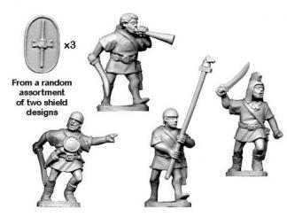 Spanish Scutarii Command - Charging 