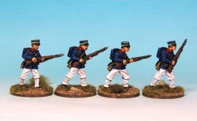 Japanese Infantry Advancing in full kit 