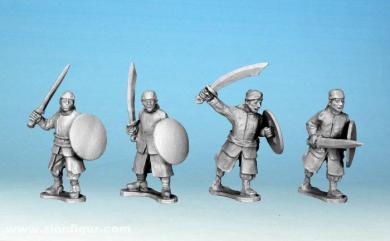 Kansu Braves with Sword & Shield 