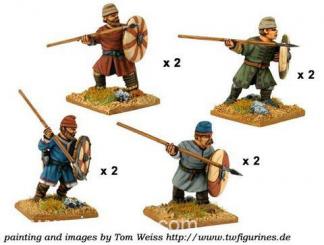 Saxon Fyrd with Spears/Javelins 