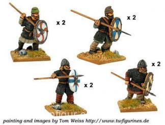 Saxon Thegns with Spears 