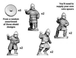 Viking Bondi with Spears 