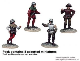Umarmoured Pikemen 