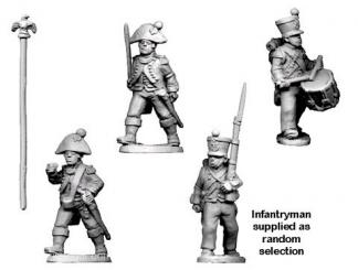 Napoleonic French Command in Bicorne 