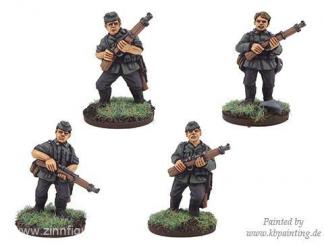 Infanterie allemande avec casquettes - 1939-42 
