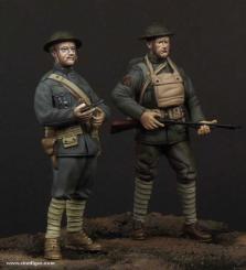USMC Officer & Soldier 