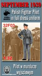 September 1939 - Polish Fighter Pilot in full dress uniform 