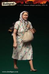 Russian Refugee Woman 