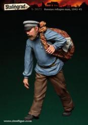 Russian Refugee Man 