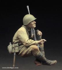 MG-Schütze der Roten Armee 