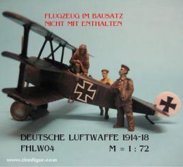 Pilote et personnel au sol - Deutsche Luftwaffe 1914-18 