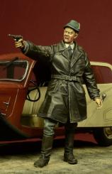 German SD Officer Wearing Civilian Clothes 