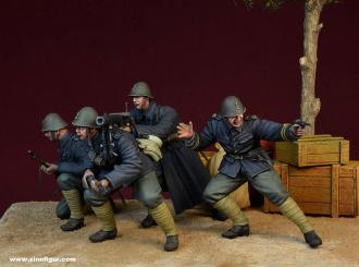 Set complet "De Zwarte Duivels" - Rotterdam 1940 