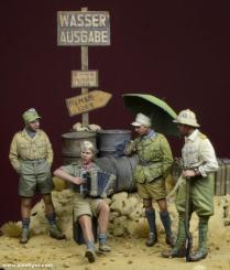 "Desert Song"- DAK Soldiers at rest 