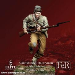 Confederate Infantryman - 17th Alabama - Shiloh 1862 