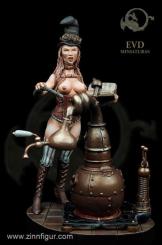 Steampunk Hexe mit Destille 