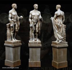 Statue impériale romaine 