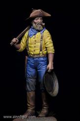 Prospecteur avec pioche 