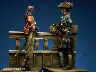 Anne Bonny et Calico Jack Rackham 