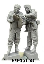 Soldat de char et grenadier allemand 