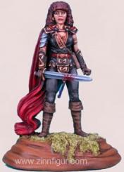 Guerrière à la cape rouge 