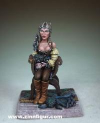 Portrait d'un jeune tiefling 