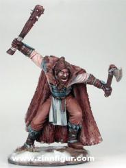 Wildling Warrior with Axe and Spiked Club 