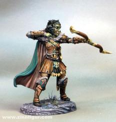 Rôdeur semi-orc avec arc 