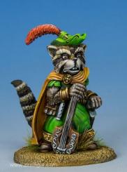 Raccoon Bard with Lute 