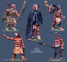 Camarades de guerre iroquois 