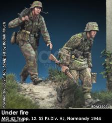 Troupe MG 42 - 12e SS-Pz.Div. HJ - Normandie 1944 
