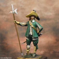 Sous-officier saxon - Régiment Eustachius von Löser 
