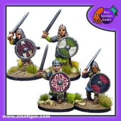 Shieldmaiden Hearthguard avec épées 