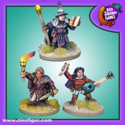 Nain magicien, barde & roublard 