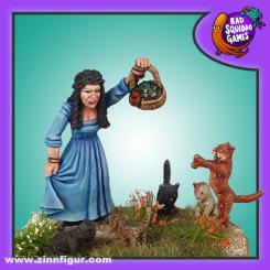 Maria, la fille-poisson, et les chats importuns 