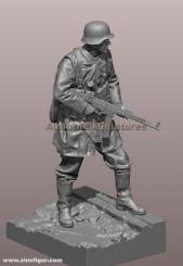 Soldat allemand avec Stg44 