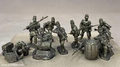 Chasseurs a pied in Battle 