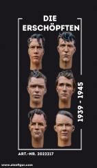6 têtes "Les épuisés" - 1939-45 