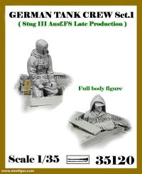 German tank crew set N.1 (Stug III. Aust.F8 late production ) 