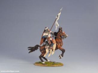Kreuzritter mit Lanze "Weiß" 