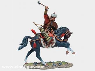 Mongolischer Krieger mit Morgenstern 