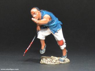 Boxer Running with Sword 