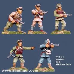 Warlord Troops w/Submachineguns 